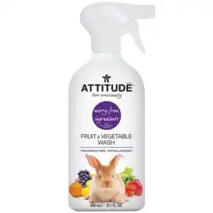 Attitude Fruit & Veggie Wash, Fragrance-Free 27 fl. oz.