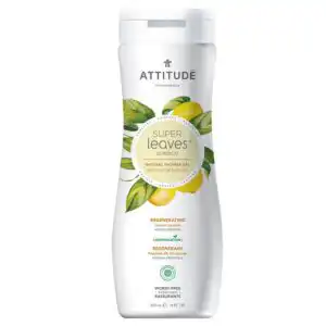 Attitude Shower Gel, Regenerating Lemon Leaves 16 fl. oz.