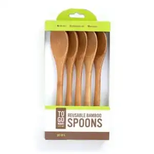 Chico Bag To-Go Ware Bamboo Utensil Multipacks Spoons, 5 count