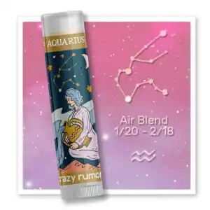 Crazy Rumors Aquarius Air Blend Lip Balm .15oz Crazy Rumors Aquarius Air Blend Lip Balm .15oz