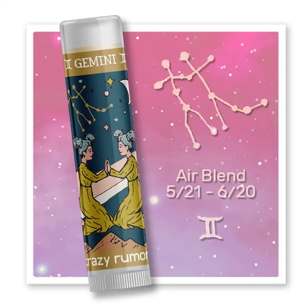 Crazy Rumors Gemini Air Blend Lip Balm.15oz