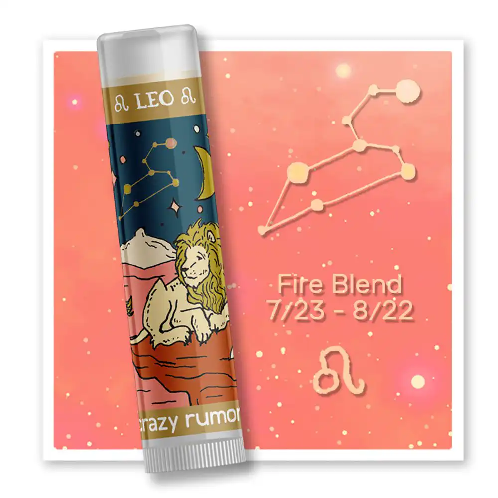 Crazy Rumors Leo Fire Blend Lip Balm .15oz