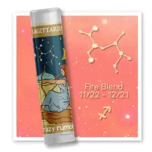 Crazy Rumors Sagittarius Fire Blend Lip Balm .15oz