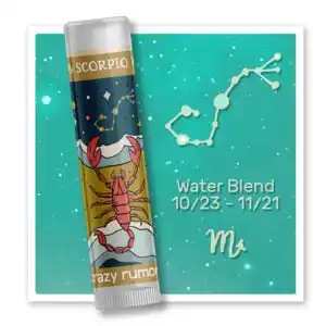 Crazy Rumors Scorpio Water Blend Lip Balm .15oz