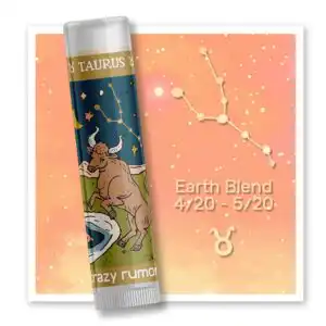 Crazy Rumors Taurus Earth Blend Lip Balm.15oz Crazy Rumors Taurus Earth Blend Lip Balm.15oz