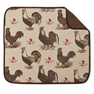 Frontier Co-op Dish Drying Mat, Rooster 16″ x 18″