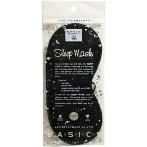 Earth Therapeutics Anti-Stress Sleep Mask, Black