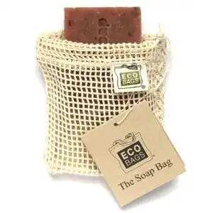 EcoBags Cotton Soap Bag 4 x 4 1/2
