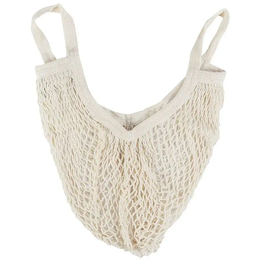 EcoBags Organic Cotton String Bag with Short Handles