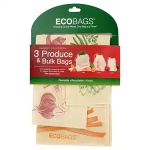 EcoBags 3-Piece Produce & Bulk Bag Set Small, Medium, & Large EcoBags 3-Piece Produce & Bulk Bag Set Small, Medium, & Large