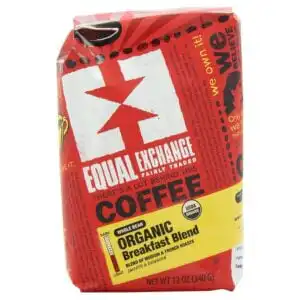 Equal Exchange Organic Breakfast Blend Whole Bean Coffee 12 oz.
