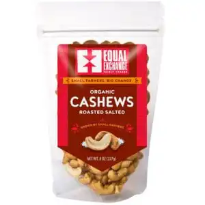 Equal Exchange Organic Roasted Salted Cashews 8 oz.