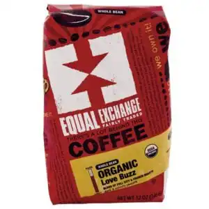 Equal Exchange Organic Love Buzz Whole Bean Coffee 10 oz. Equal Exchange Organic Love Buzz Whole Bean Coffee 10 oz.