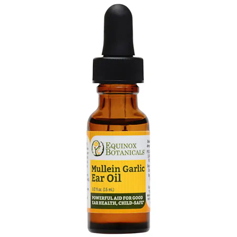 Equinox Botanicals Mullein Garlic Ear Oil 0.5 oz.