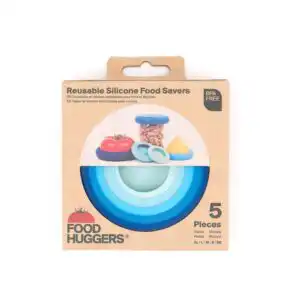 Food Huggers Ice Blue Set of 5 Huggers