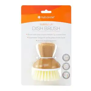 Full Circle Bamboo & White Bubble Up Replacement Dish Brush