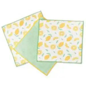 Full Circle RENEW Recycled Microfiber All-Purpose Cloths, Citrus – 3 count
