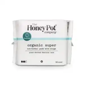 The Honey Pot Super Non Herbal Menstrual Pads 16 count