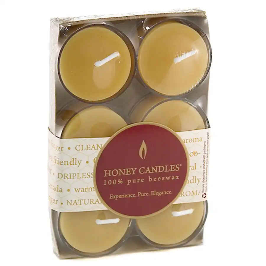 Honey Candle Co. Beeswax Tea Lights 6 pack