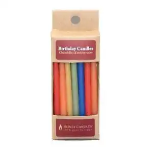 Honey Candle Co. Party Beeswax Royal Candles 20 count
