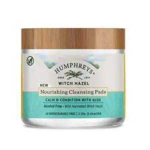 Humphreys Alcohol Free Nourishing Cleansing Pads 60 count