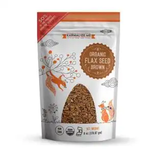 Karmalize.Me Brown Organic Flax Seed 6 oz.