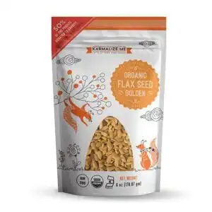 Karmalize.Me Organic Flax Seed, Golden 6 oz. Karmalize.Me Organic Flax Seed, Golden 6 oz.