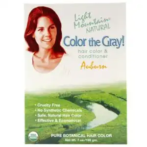 Light Mountain Auburn Hennagray Hair Color 7 oz.