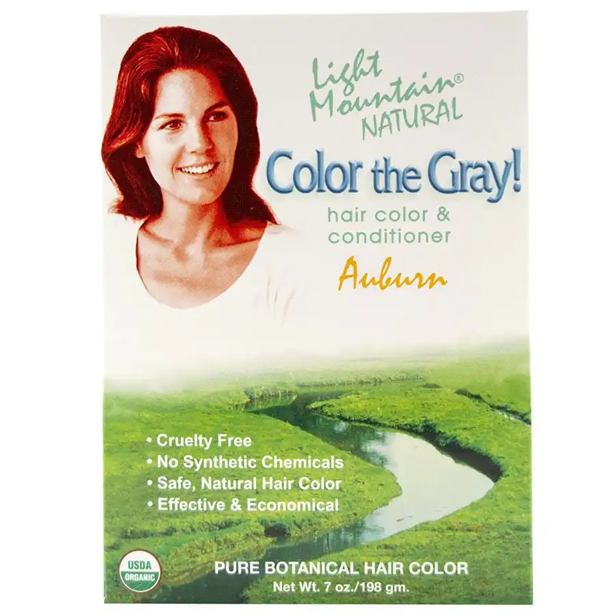 Light Mountain Auburn Hennagray Hair Color 7 oz.