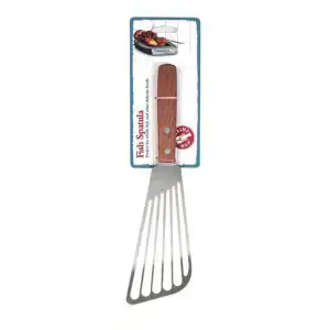 Maine Man Stainless Steel Fish Spatula with Slotted Angled Blade 11.25″