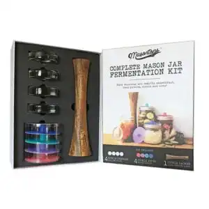 Masontops Complete Mason Jar Fermentation Kit Wide Mouth Masontops Complete Mason Jar Fermentation Kit Wide Mouth