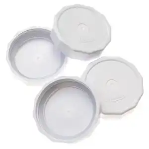 Masontops Wide Mouth Rust-Proof Plastic Jar Tough Tops 4 Count