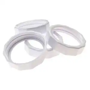 Masontops Wide Mouth Rust-Proof Plastic Jar Tough Bands 4 Count
