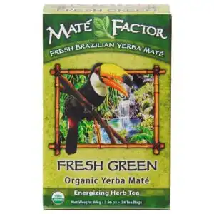 Mate Factor Original Fresh Green Yerba Mate Tea 24 tea bags