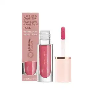 Mineral Fusion 2-in-1 Rose Lip and Cheek Stain .10 oz.
