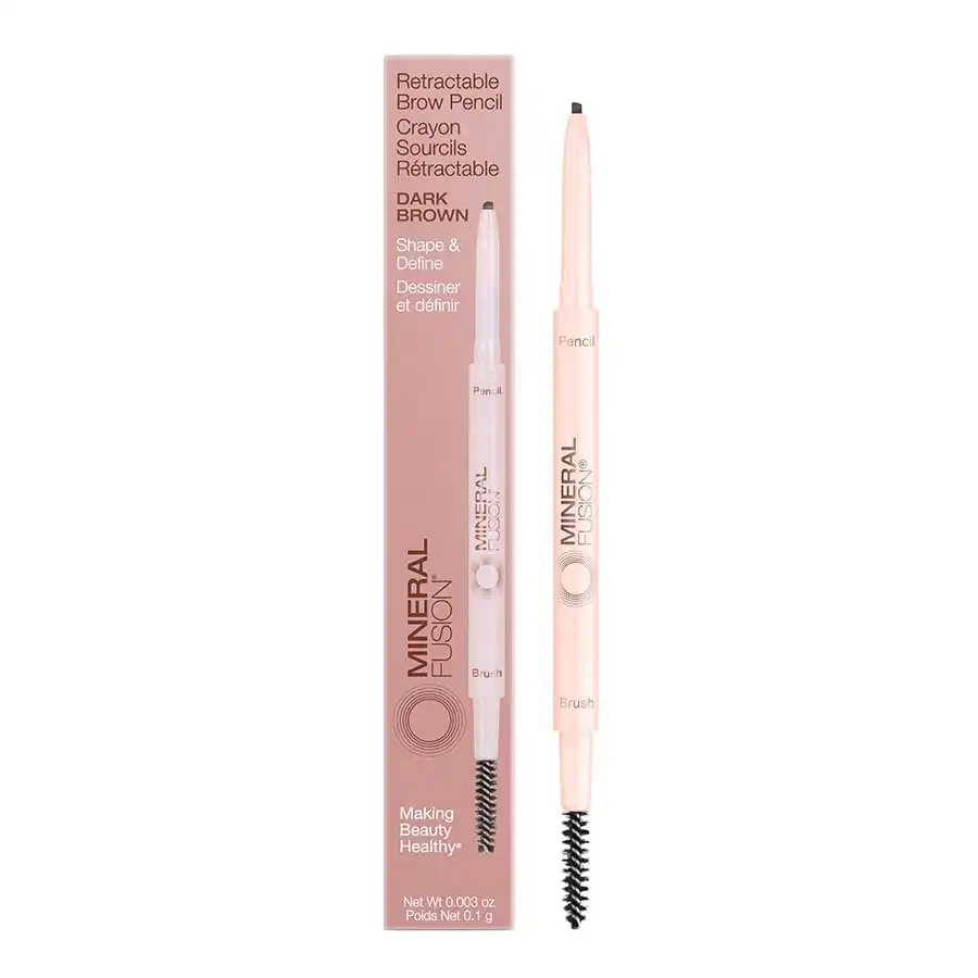Mineral Fusion Dark Brown Retractable Brow Pencil 0.003 oz.