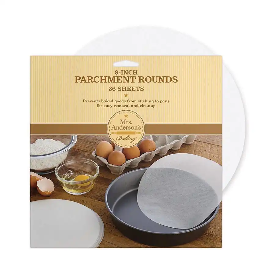 Harold Import Co. Blended Round Parchment Paper 9"