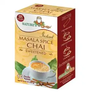 Nature’s Guru Masala Chai Sweetened 10 packets