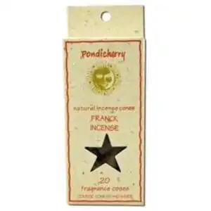 Pondicherry Natural Frankincense Incense Cones 20 count