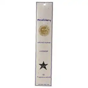 Pondicherry Natural Lavender Incense Sticks 15 count