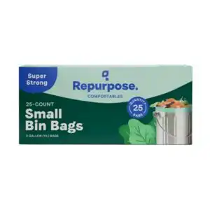 Repurpose Compostable 3 Gallon Small Bin Bags 25 count Repurpose Compostable 3 Gallon Small Bin Bags 25 count