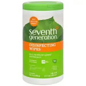 Seventh Generation Lemongrass & Citrus Disinfecting Wipes