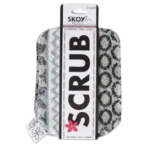 Harold Import Co. Skoy Non-Scratch Scrubber Black/Grey – 2 count