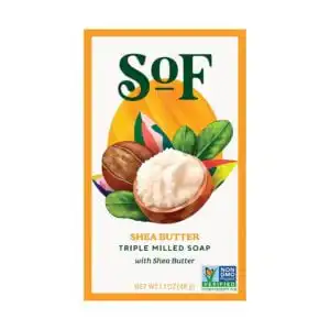 SoF Body Care Shea Butter Triple Milled Bar Soap 1.7 oz.