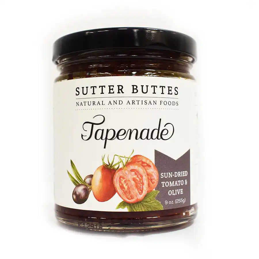 Sutter Buttes Sun-Dried Tomato and Olive Tapenade 9 oz.