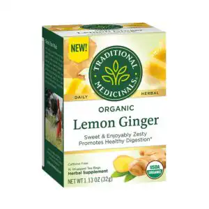 Traditional Medicinals Lemon Ginger Tea Bags 16 ct.