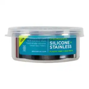 U-Konserve Round Small Stainless Steel Clear Lid Container 5 oz. U-Konserve Round Small Stainless Steel Clear Lid Container 5 oz.