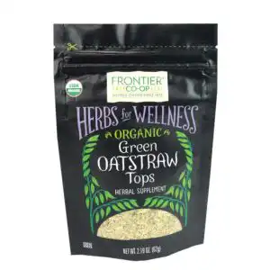 Frontier Co-op Organic Oatstraw Green Tops 2.19 oz. Frontier Co-op Organic Oatstraw Green Tops 2.19 oz.