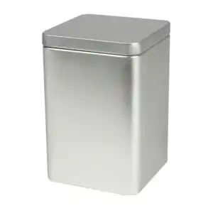 Frontier Co-op Silver Tin, 5.1×5.1 in. Frontier Co-op Silver Tin, 5.1×5.1 in.