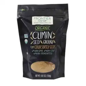 Frontier Co-op Organic Ground Cumin Seed 5.61oz Re-Closable Bag